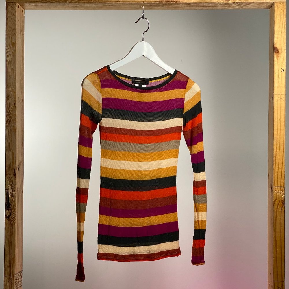 BCBGMAXAZRIA Basic long sleeve top